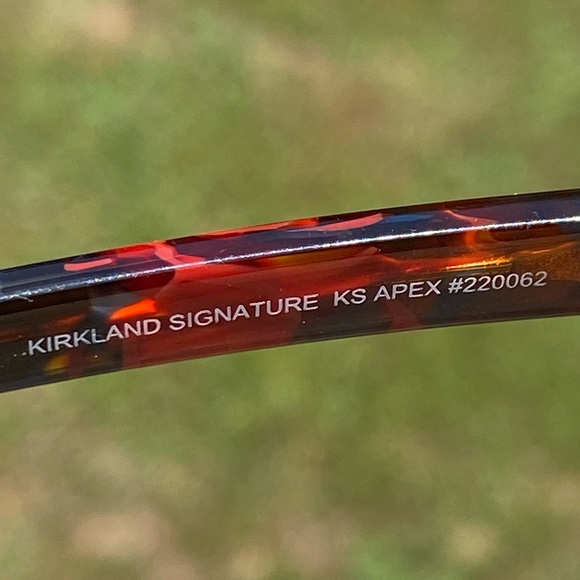 Kirkland Signature Red Tortoise sunglasses frames KS Apex #220062 - Picture 7 of 8